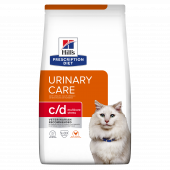 Hills Prescription Diet c/d Urinary Stress - диета за котки страдащи от идиопатичен цистит и за профилактика на уролити 400 гр.